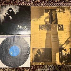 MAKI ASAKAWA 1st '70 org LP w/poster female psych jazz Tenjo Sajiki EP-7767